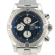 Breitling Super Avenger Blue Dial Stainless Steel 48mm Automatic Mens A13370