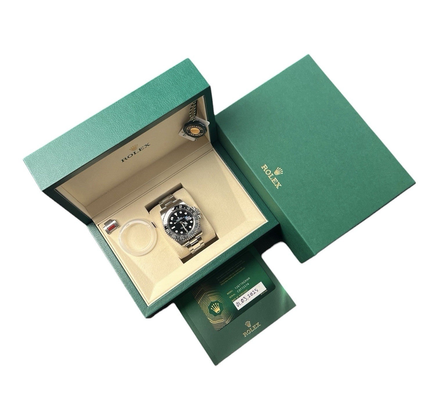 Rolex GMT Master II Black Dial Stainless Steel 40mm Automatic Men’s 126710GRNR