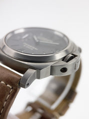 Panerai Luminor Marina 8 Days Titanium Brown Dial 44mm Manual Wind Mens PAM00564