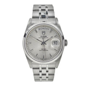 Tudor Prince Day + Date Stainless Steel Silver Dial 36mm Automatic Watch 76200