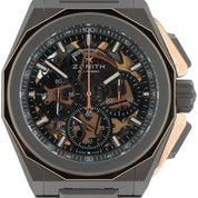 NEW 2025 Zenith Defy Titanium Black Dial 45mm Automatic Mens Watch 87.9100.9004