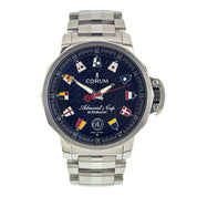 Corum Admirals Cup Stainless Steel Black Dial 41mm Automatic Mens Watch 1.0003