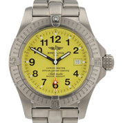 Breitling Avenger Yellow Dial Titanium 44mm Automatic Men’s Watch E173370