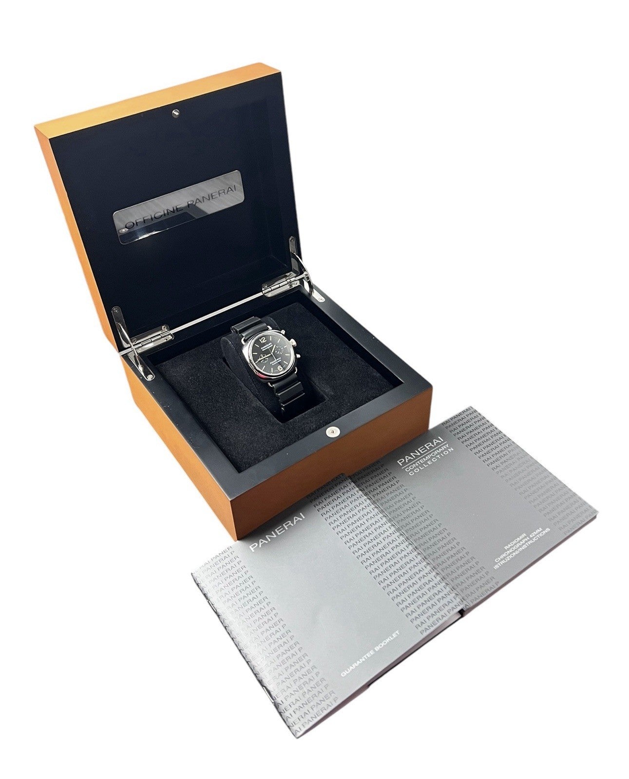 Panerai Radiomir Chrono Black Dial Steel 42mm Automatic Men’s Watch PAM00369