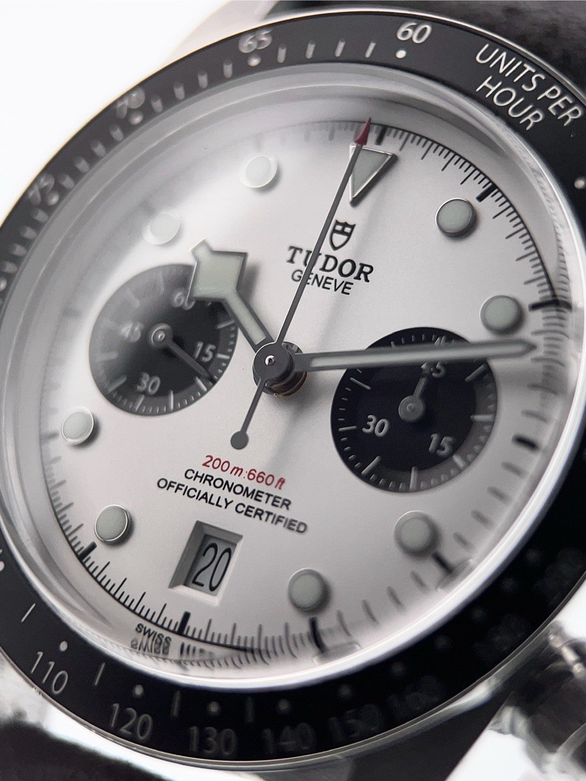 Tudor Black Bay Chronograph Steel White Dial 41mm Automatic Mens Watch 79360N