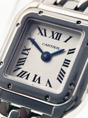 Cartier Panthere Stainless Steel Silver Dial 21mm Quartz Women's Watch WSPN0019