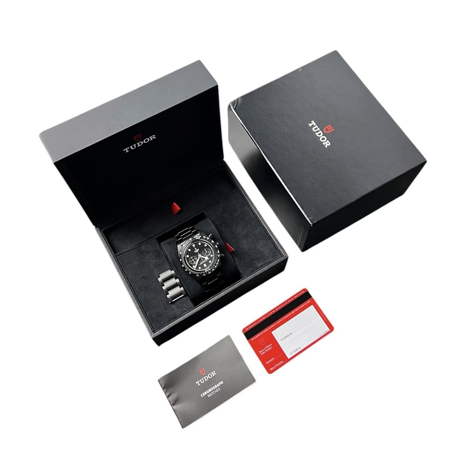 Tudor Black Bay Chrono Black Dial PVD Coated Steel 41mm Automatic Men’s 79360DK