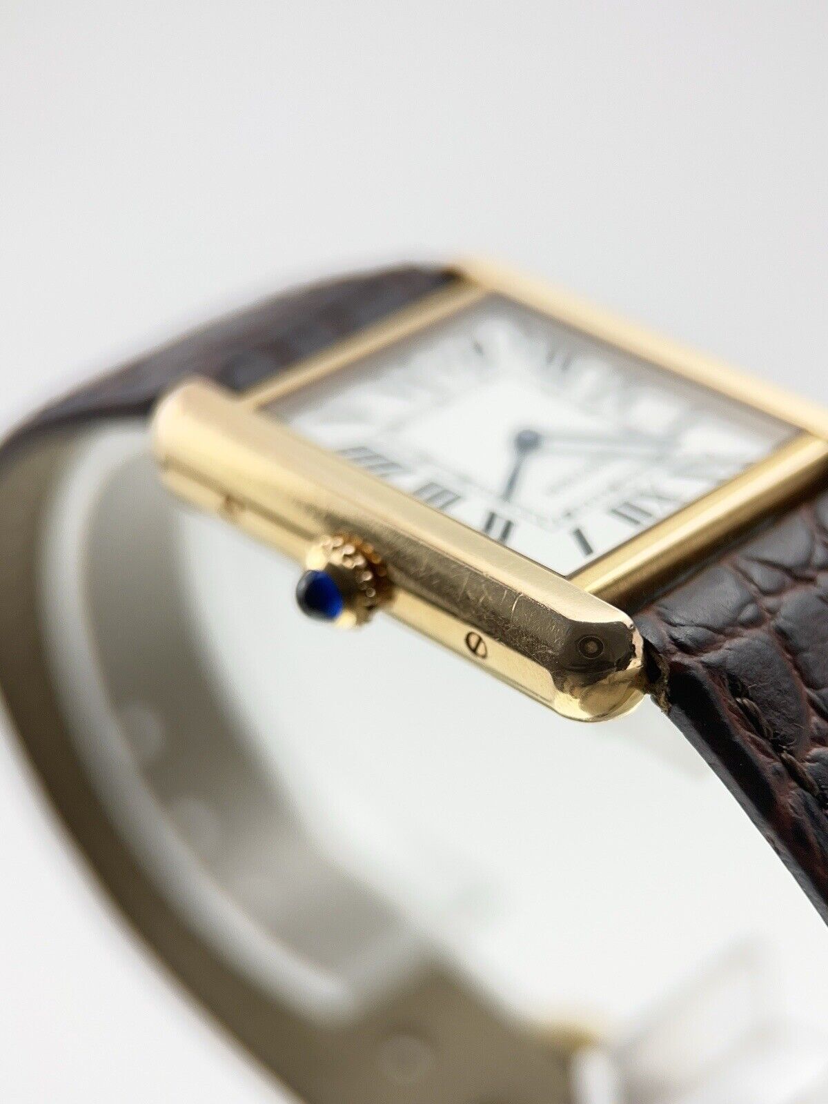 Cartier Tank Solo 18k Yellow Gold and Steel Quartz Unisex Watch 3168