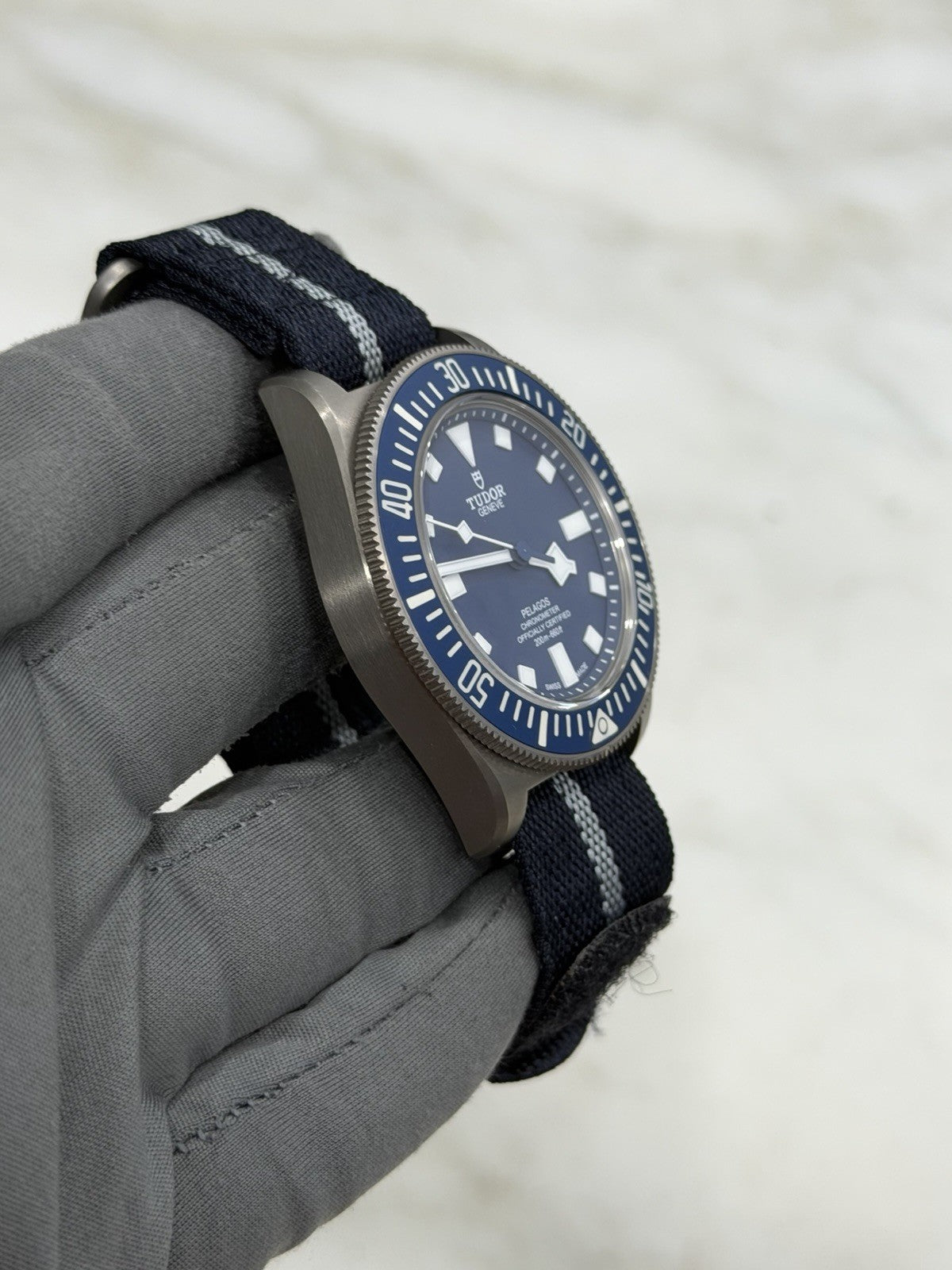 Tudor Pelagos FXD Blue Dial 42mm Automatic Mens Watch 25707B/22 - Box/Papers