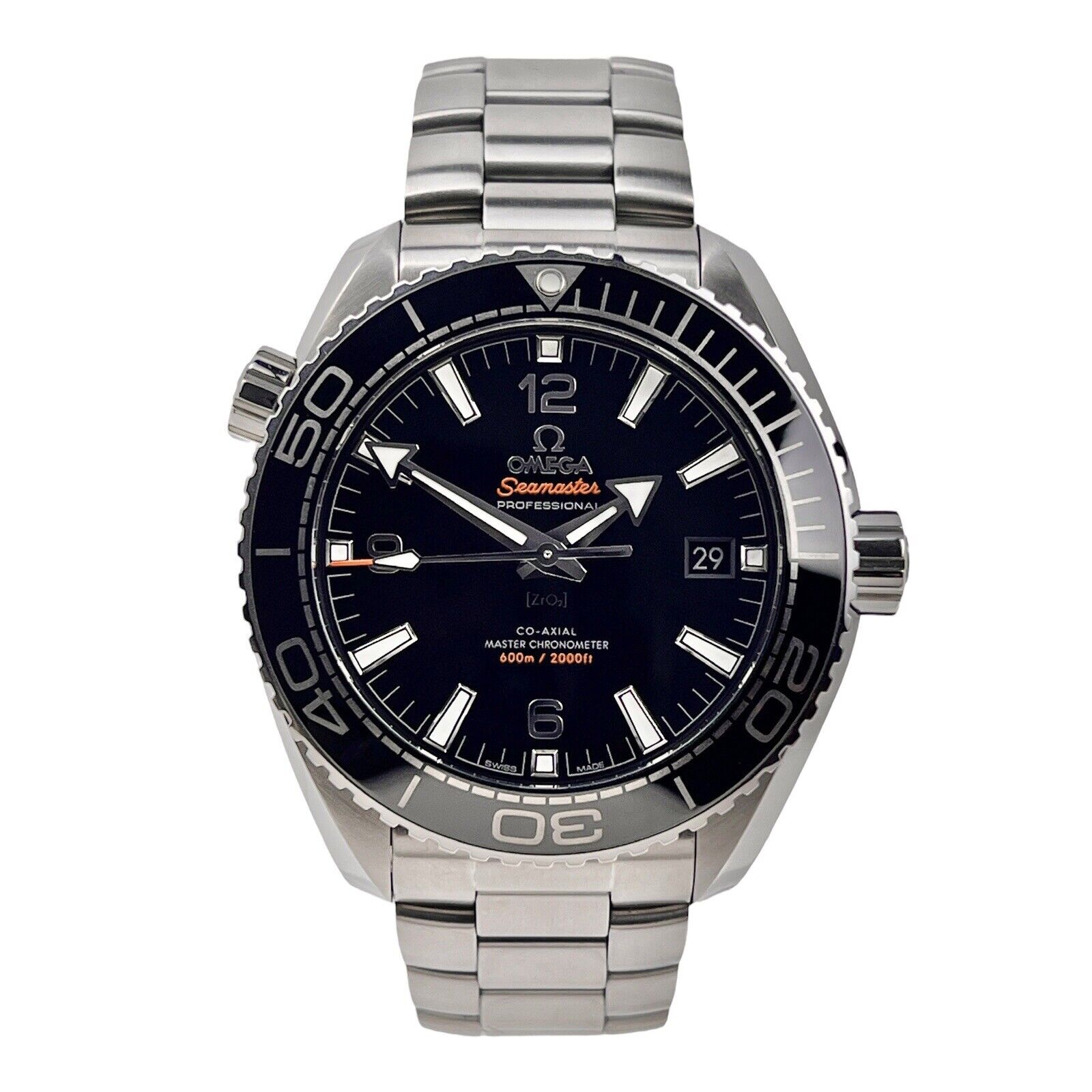 Omega Seamaster Planet Ocean 600M 43.5mm Men's Watch 215.30.44.21.01.001 W/ B&P