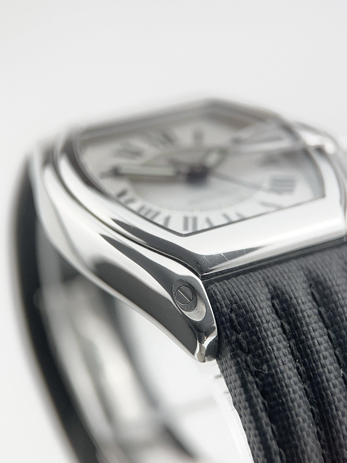 Cartier Roadster Steel Silver Roman Dial 38mm Automatic Men’s W62000V3