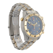 Omega Seamaster Titanium & Gold Blue Dial 42mm Automatic Mens Watch 2297.80