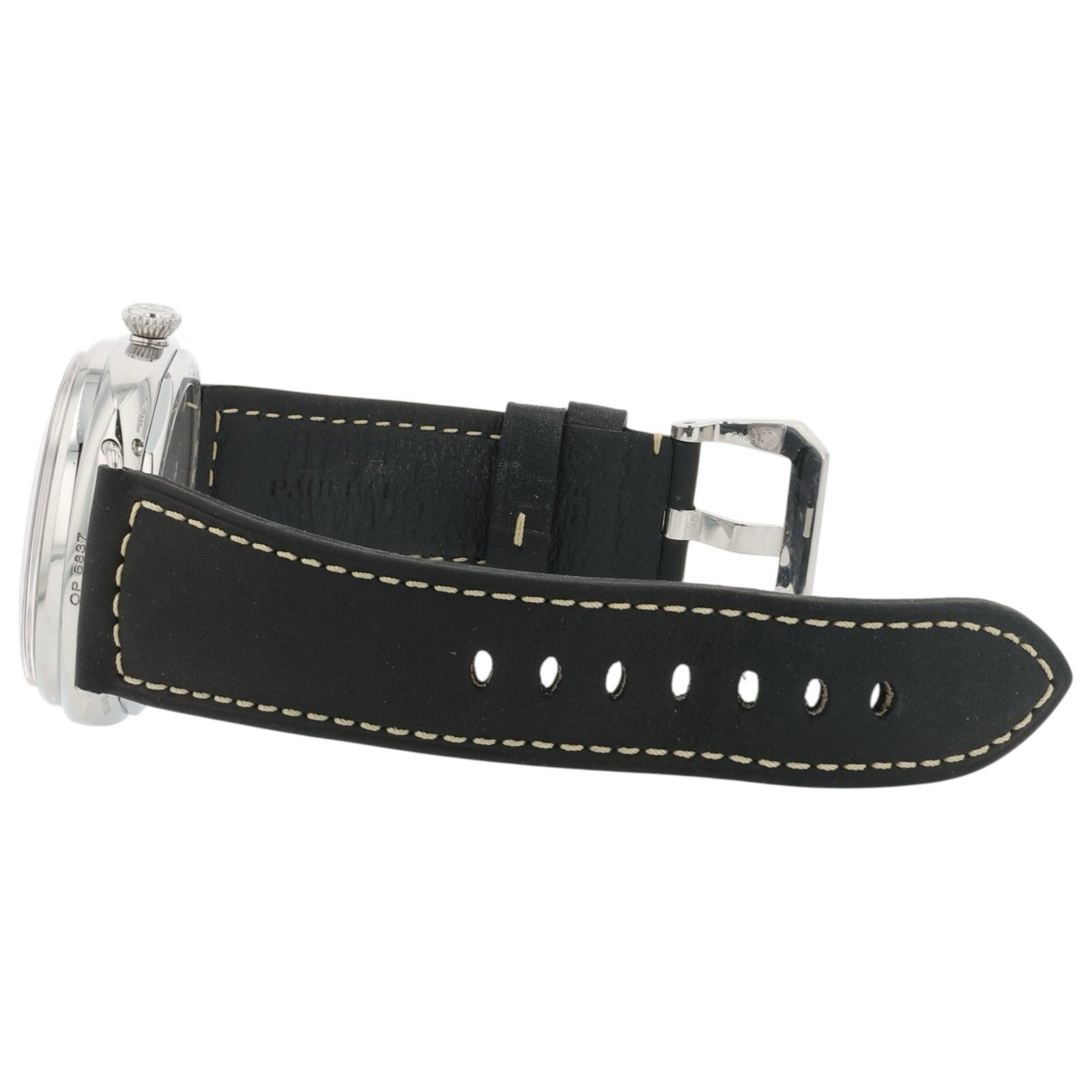 Panerai Radiomir Black Dial Stainless Steel 47mm Manual Wind Mens Watch PAM00425