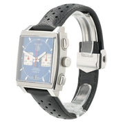 Tag Heuer Monaco Blue Dial Stainless Steel 39mm Automatic Mens Watch CAW2111-0