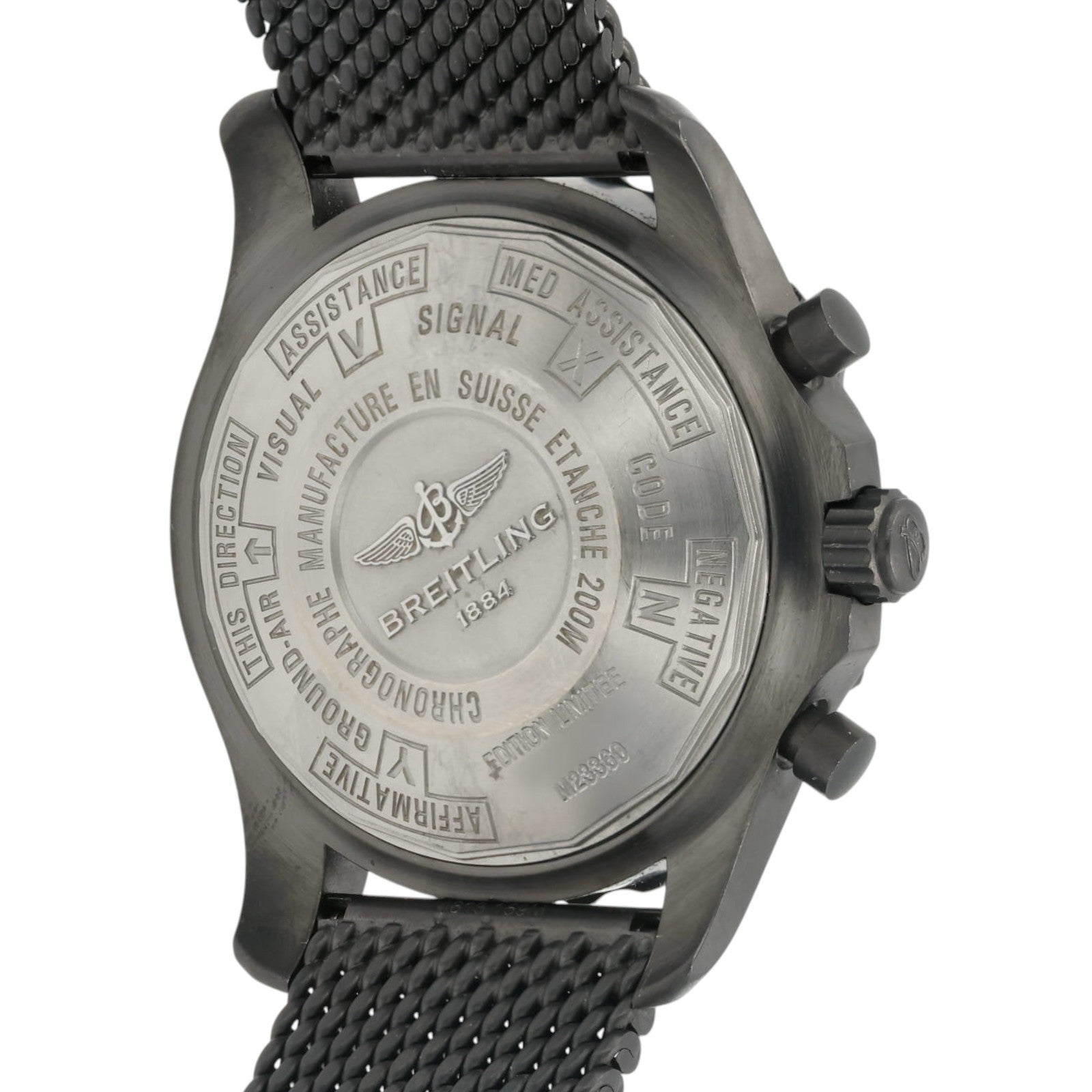 Breitling Chronospace Black Dial Stainless Steel 48mm Automatic Men’s M23360