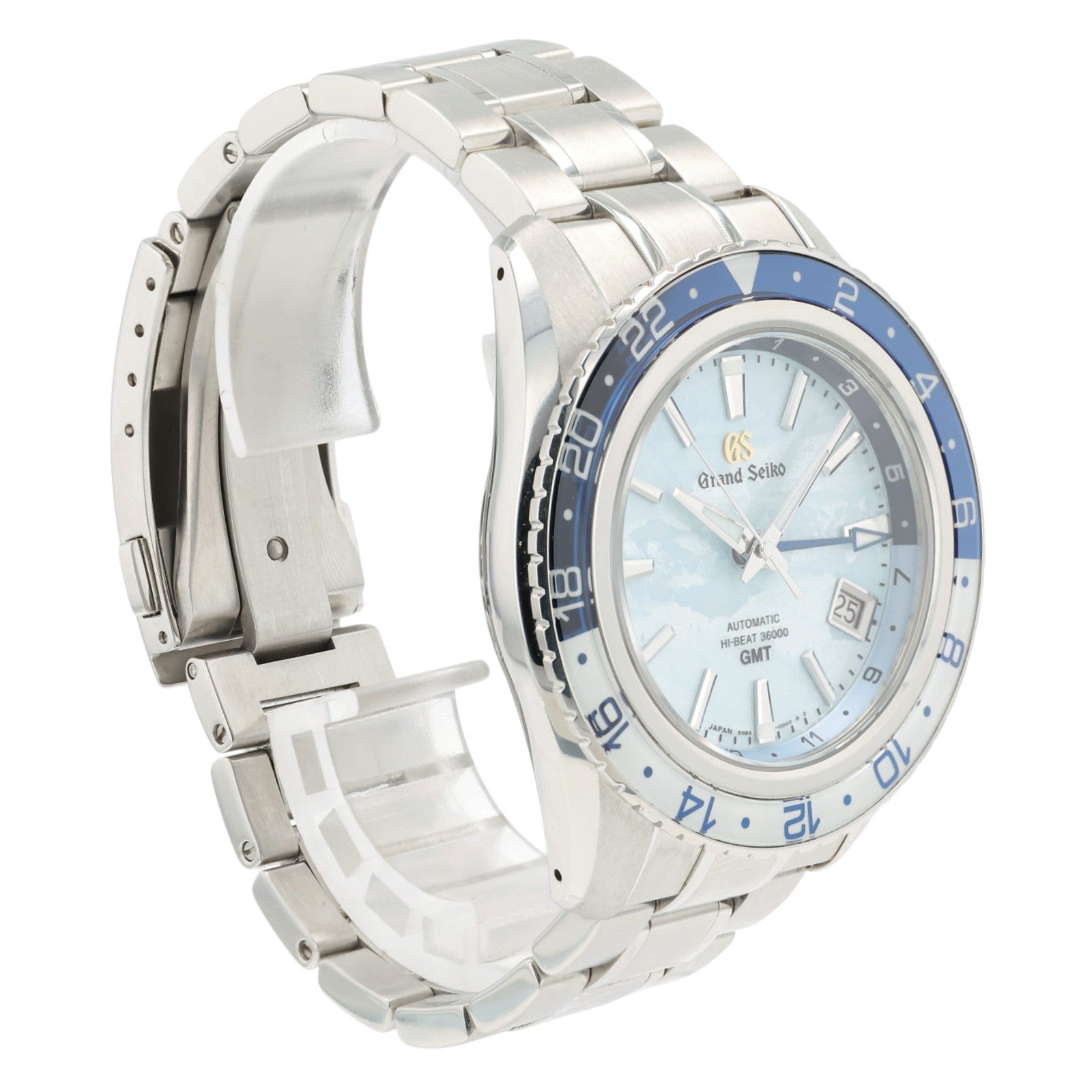 Grand Seiko Sport GMT Limited Blue Dial Steel 44mm Automatic Mens Watch SBGJ275