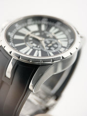 Roger Dubuis Excalibur Steel Black Dial 47mm Automatic Men's Watch EX427799.1R
