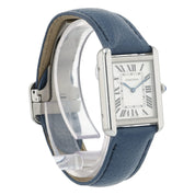 Cartier Tank Solo Silver Dial Stainless Steel 31x24mm Quartz Women’s WSTA0030