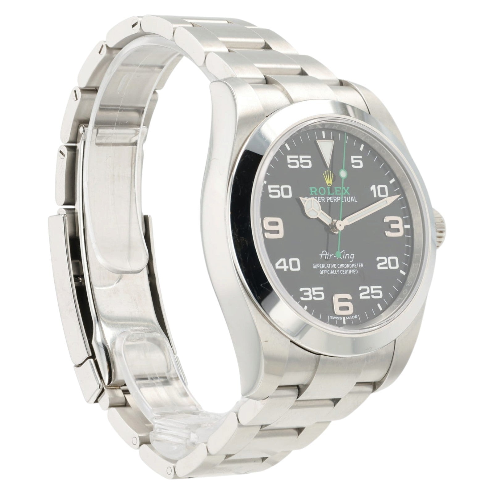 Rolex Air King Black Dial Stainless Steel 40mm Automatic Men's Watch 116900