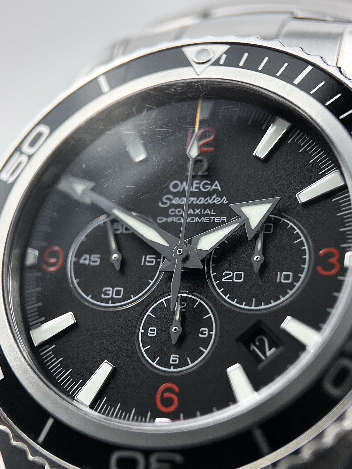 Omega Seamaster Planet Ocean Chronograph 2210.51.00 Black Dial Watch Only