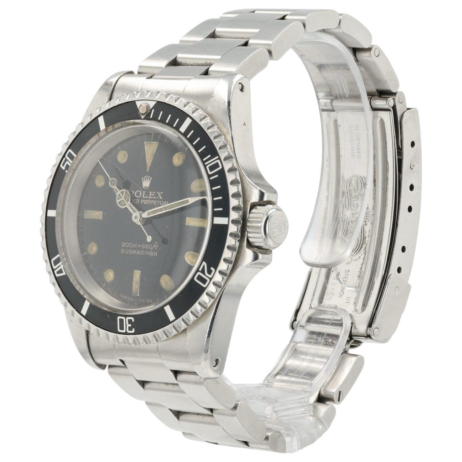 Rolex No-Date Bart Simpson Black Dial Steel 40mm Automatic Men’s Watch 5513