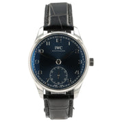 IWC Portugiesser Blue Dial Stainless Steel 40mm Automatic Mens Watch IW358305