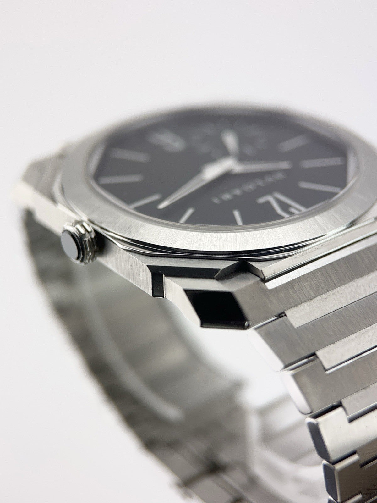 Bulgari Octo Finissimo Stainless Steel Black Dial 40mm Automatic Men’s BGO40SXT