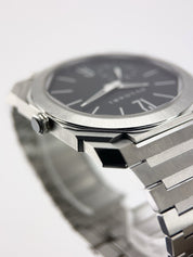 Bulgari Octo Finissimo Stainless Steel Black Dial 40mm Automatic Men’s BGO40SXT