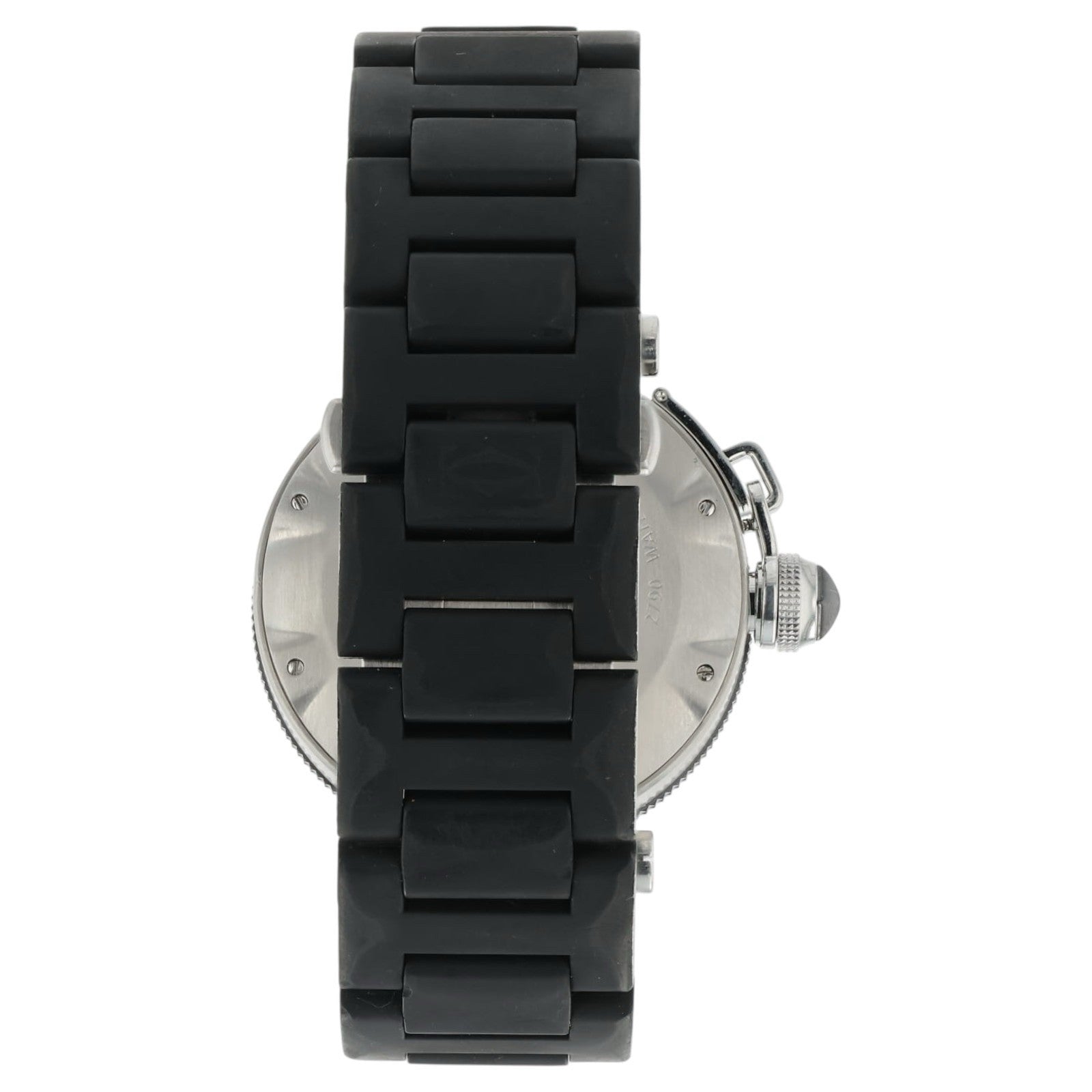 Cartier Pasha Seatimer Black Dial Stainless Steel 40.5mm Automatic Mens W31077U2