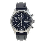 IWC Pilot Chronograph Steel Black Dial 39mm Automatic Men’s Watch IW370603