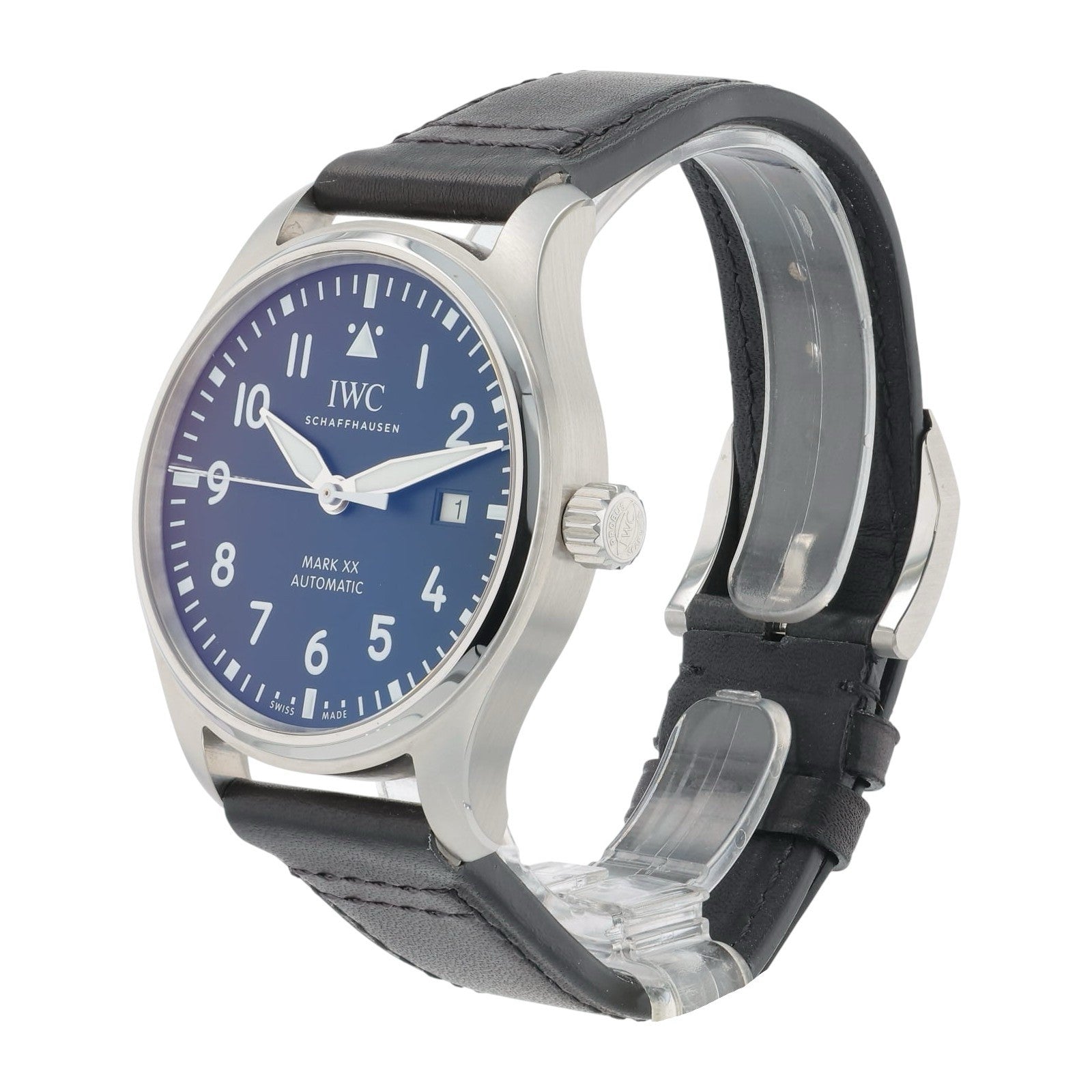 2025 IWC Pilot Mark XX Steel Black Dial 40mm Automatic Men’s Watch IW328201