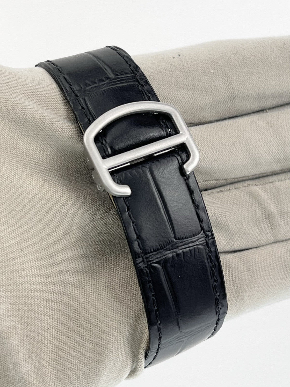 Cartier Tank MC Stainless Steel Blue Dial WSTA0010