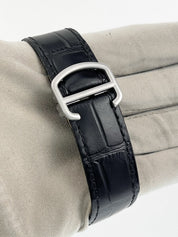 Cartier Tank MC Stainless Steel Blue Dial WSTA0010
