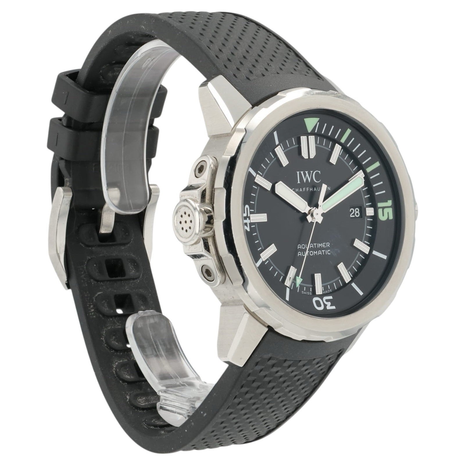 IWC Aquatimer Black Dial Stainless Steel 42mm Automatic Men’s Watch IW329001