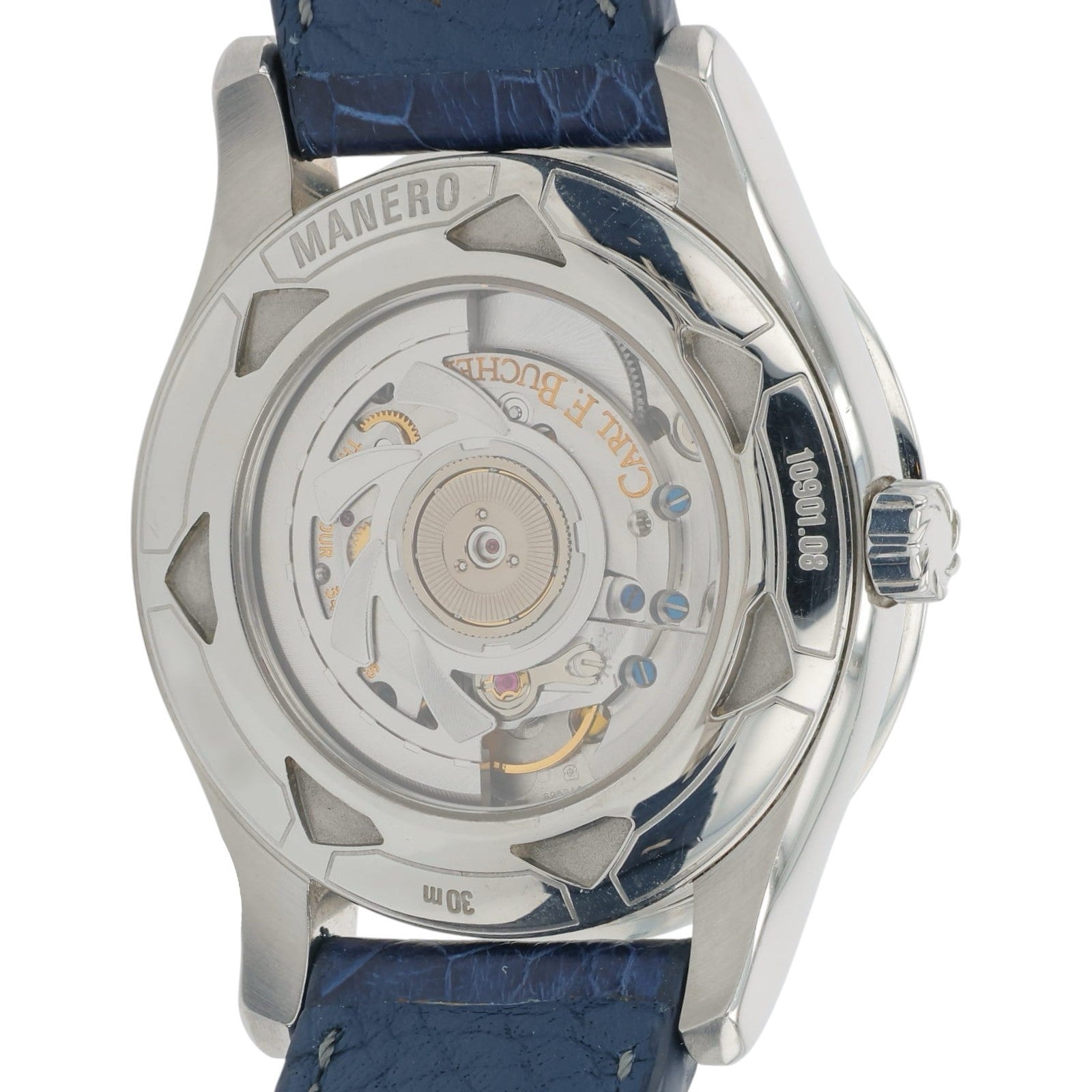 Carl F Bucherer Manero Stainless Steel White Dial 40mm Automatic Mens 10901.08