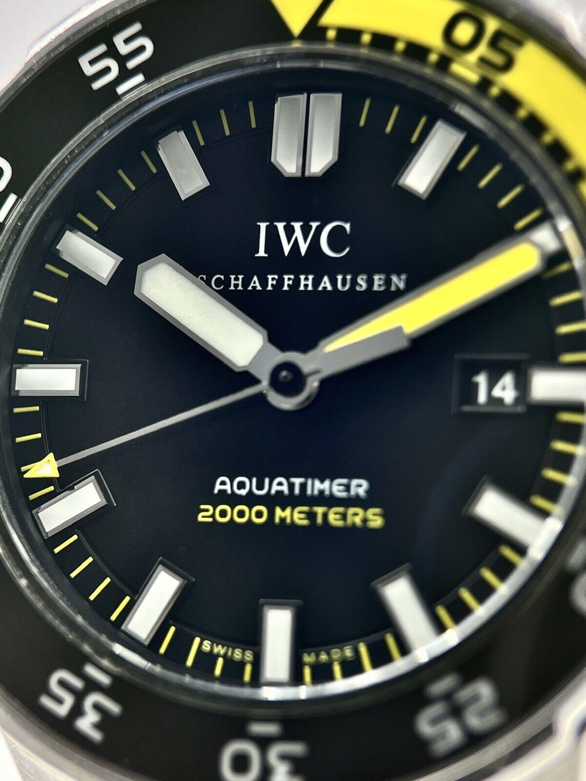 IWC Aquatimer Automatic Stainless Steel Men’s Watch IW356802 Black Dial - W/ Box