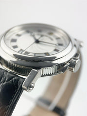Breguet Marine Date Stainless Steel Silver Dial 39mm Automatic Men’s Watch 5817