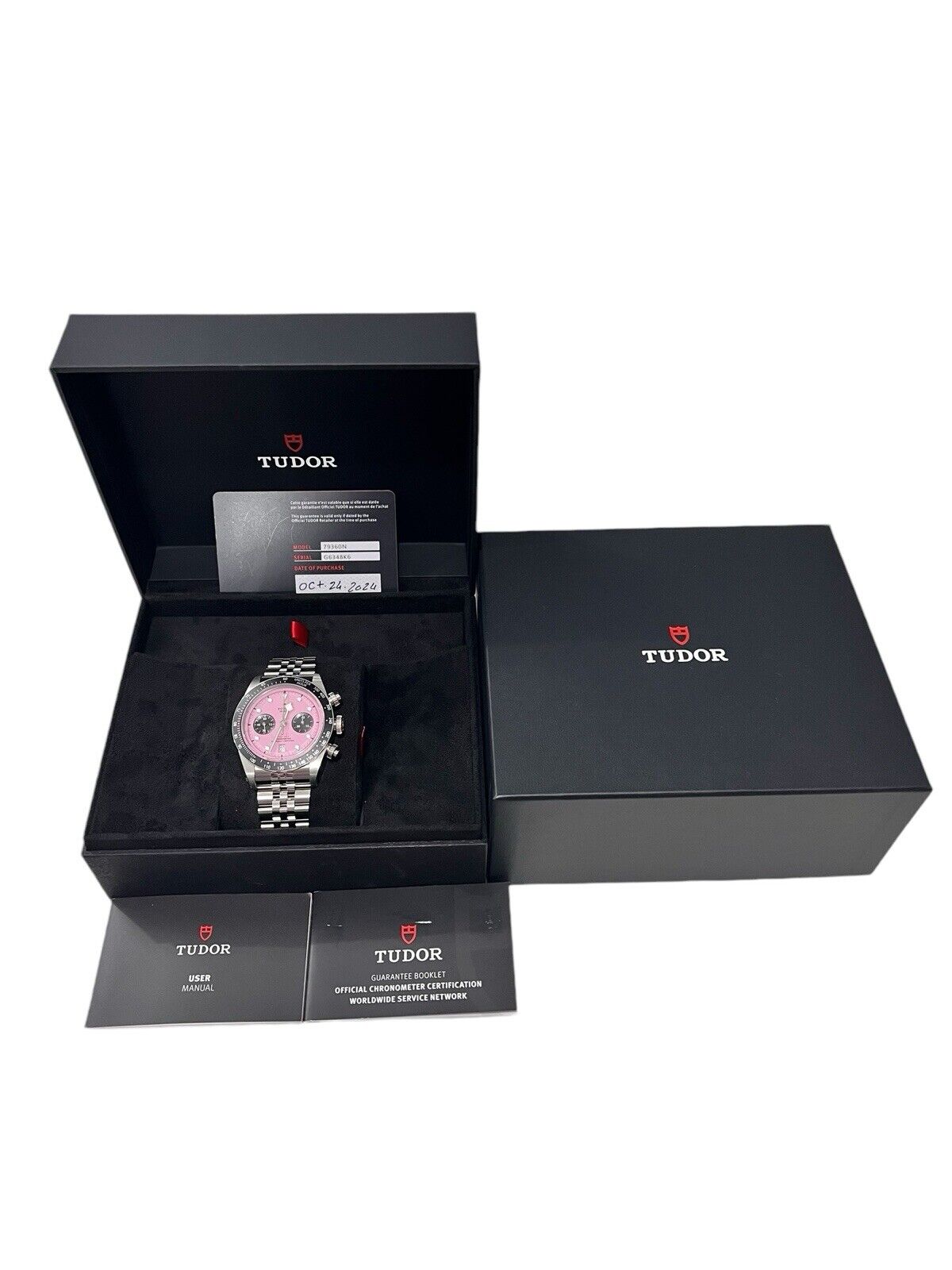 NEW 2024 Tudor Black Bay Steel Pink Dial 41mm Automatic Men's Watch 79360