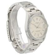 Rolex Datejust Silver Dial Stainless Steel 36mm Automatic Men’s Watch 16220