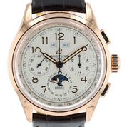 NEW Breitling Premier B25 Datora 18k Rose Gold Cream Dial 42mm Automatic RB2510