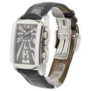 Chopard GMT Dual Time Black Dial Stainless Steel 38mm Automatic Men’s Watch 8468