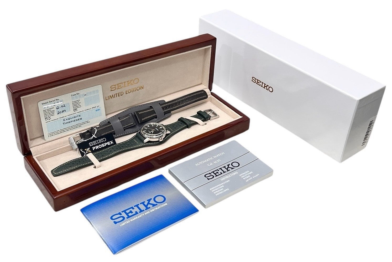Seiko Prospex Alpinist Steel Black Dial 36.6mm Automatic Men’s Watch SJE085J1