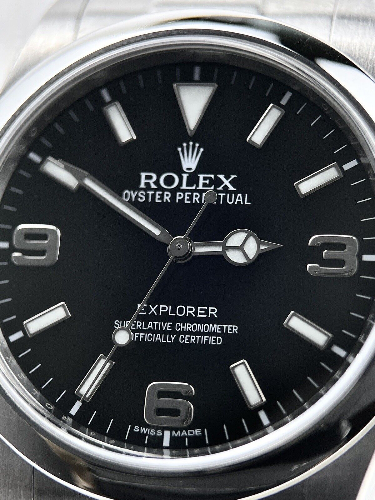 Rolex Explorer Ref. 214270 Stainless Steel Black Dial 39mm