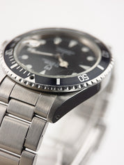 Tudor Submariner Stainless Steel Black Dial 36mm Automatic Men's Watch 75090