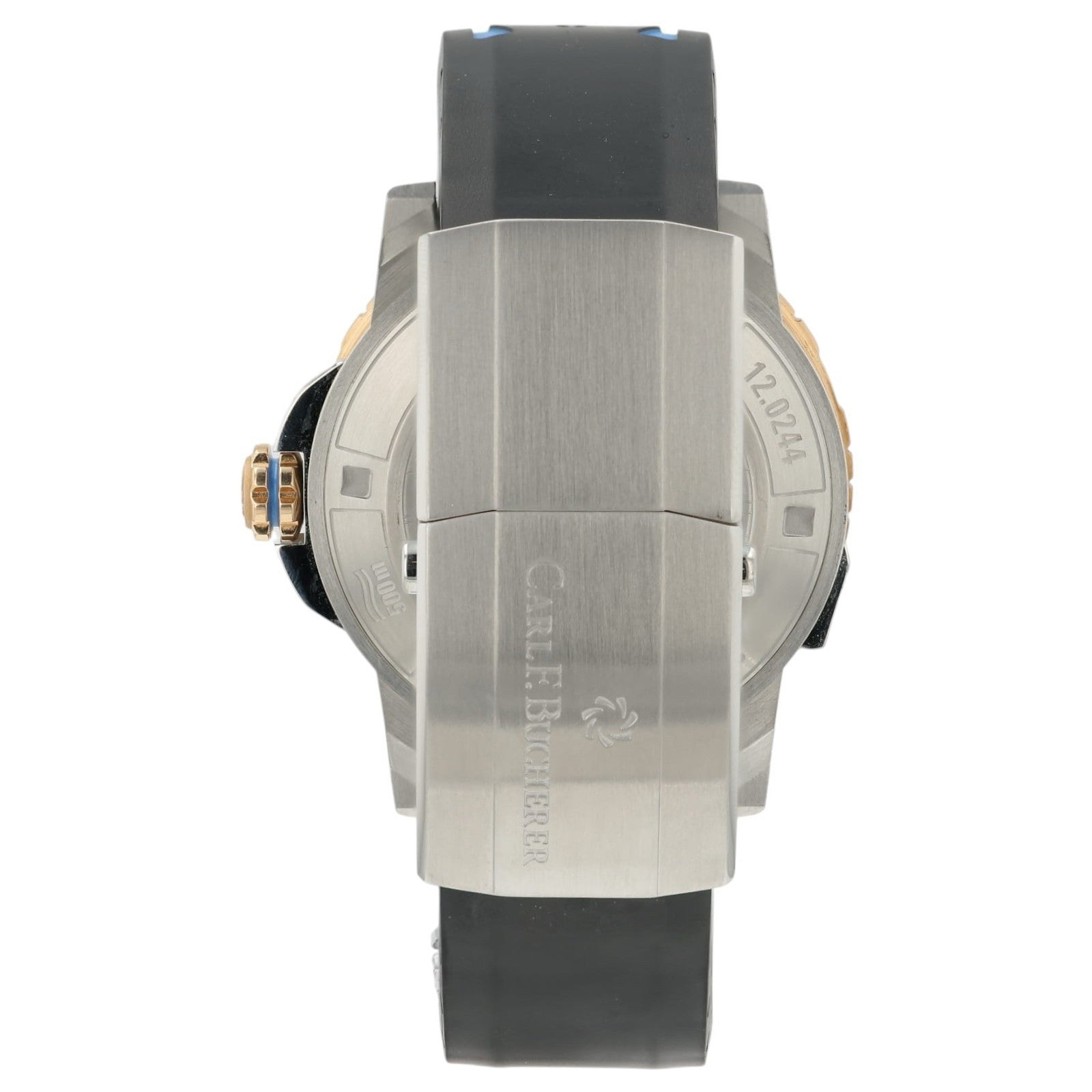 Carl F Bucherer Patravi Scuba Tec Blue Dial 18k Gold & Steel 44.6mm 10632.24