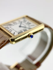 Cartier Tank Solo 18k Yellow Gold 27mm Quartz Movement Men’s Watch W5200004