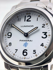 Panerai Luminor Base Logo Steel White 44mm Manual Wind Men’s Watch PAM00630