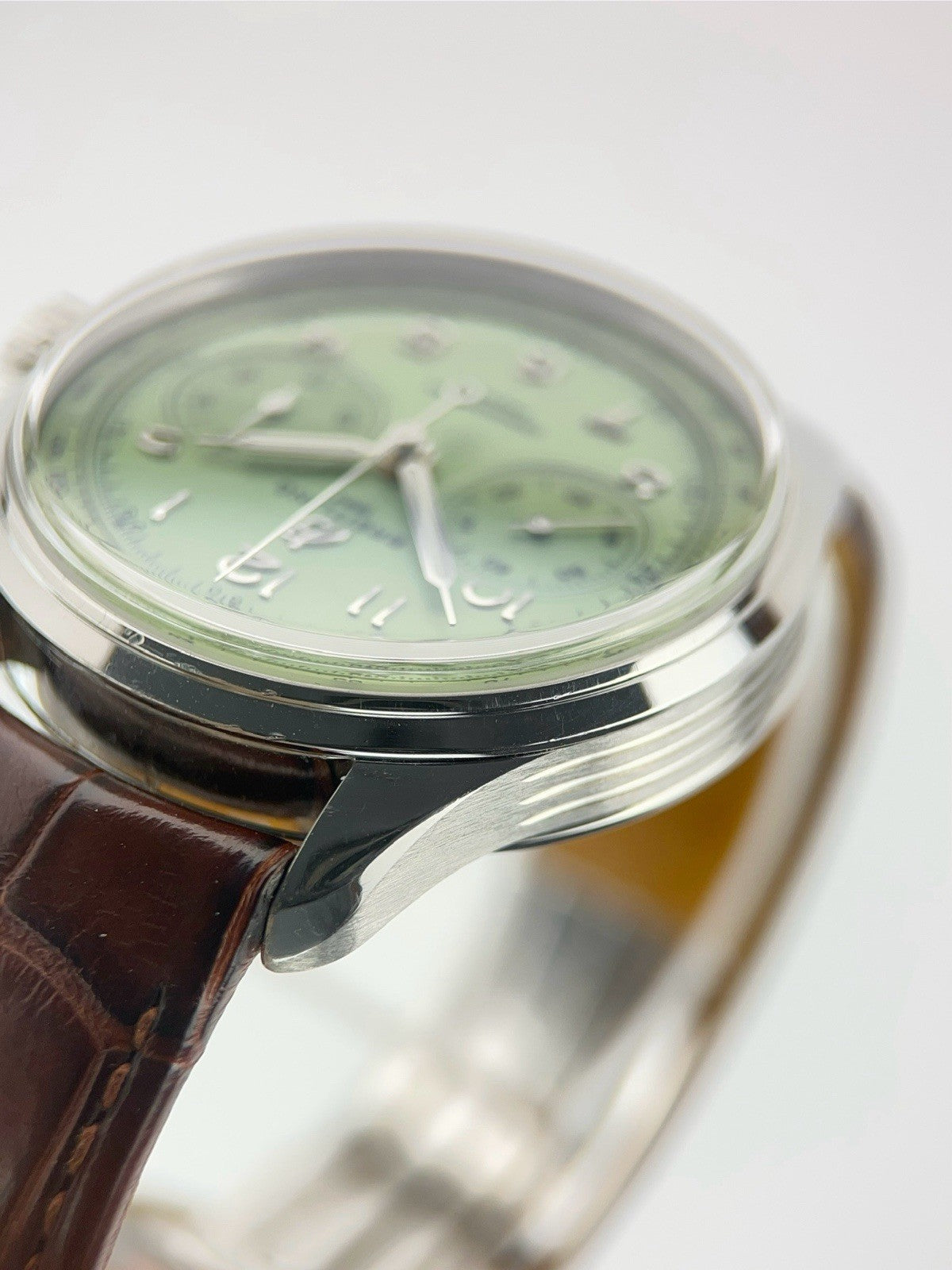 Breitling Premier B09 Stainless Steel Green Dial 40mm Manual Wind  Men's Watch