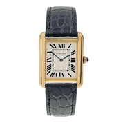 Cartier Tank Solo 18k Yellow Gold and Steel 24mm Quartz Women's Watch