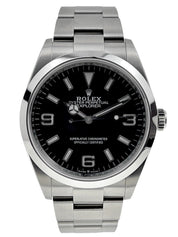 Rolex Explorer Stainless Steel Black 36mm Automatic Men’s Watch 124270